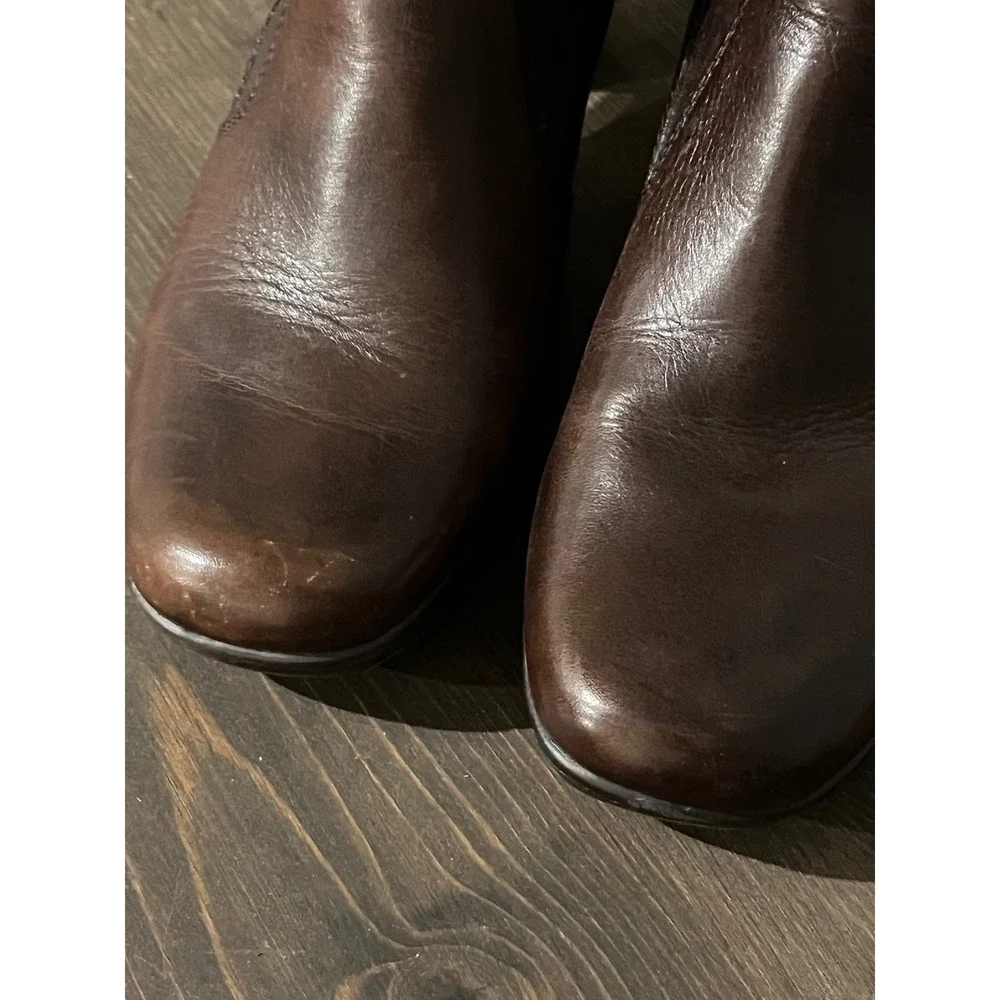Clarks‎ Bendables Brown Leather Ankle Boot